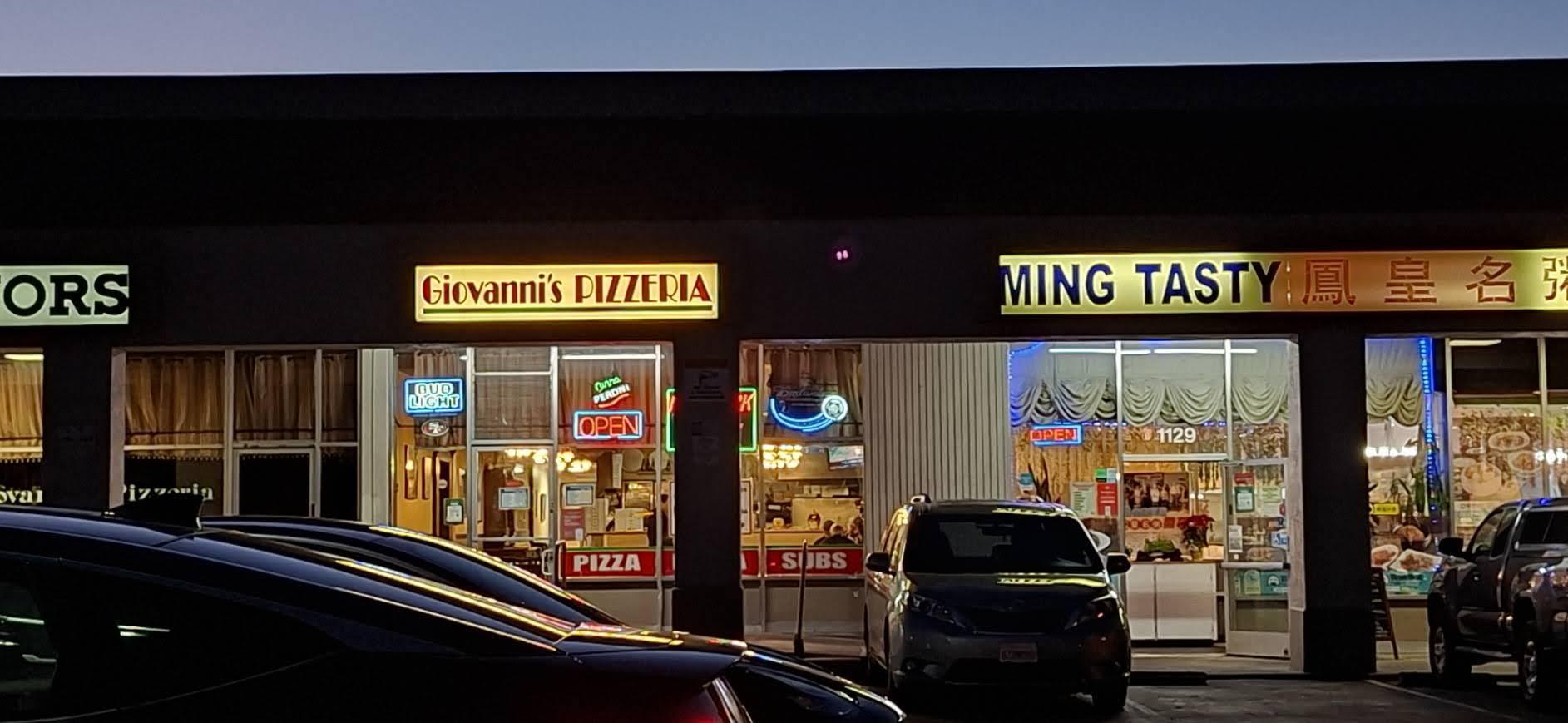 Giovanni's Pizza Menu